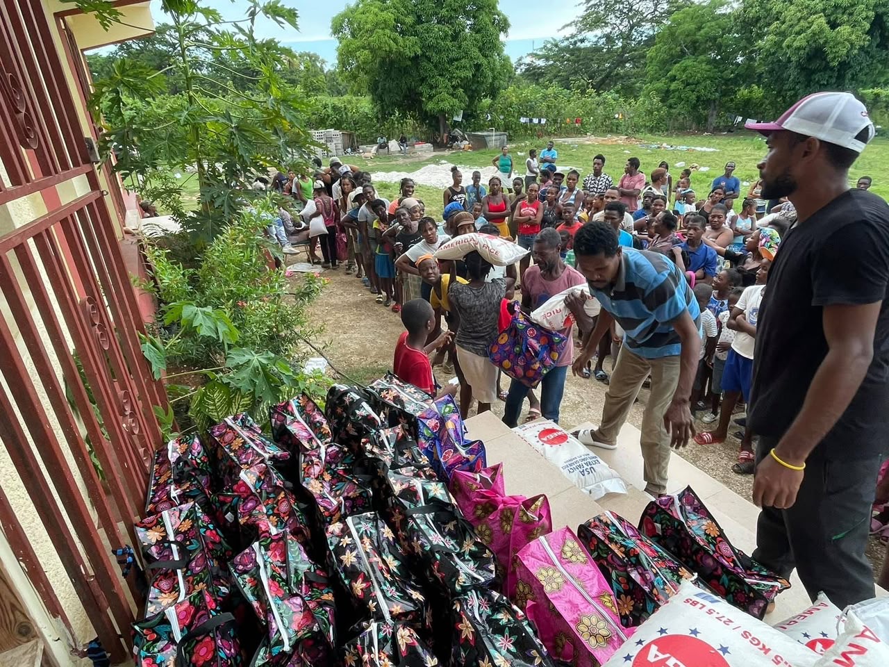 Emergency relief distribution reaching the whole community.